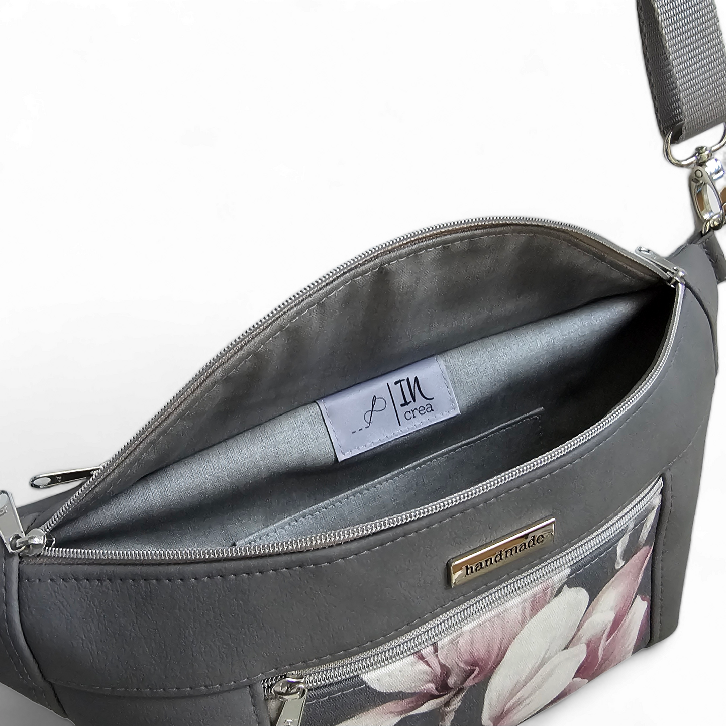 Crossbodybag KIRA (Grau chrom / beschichtet)